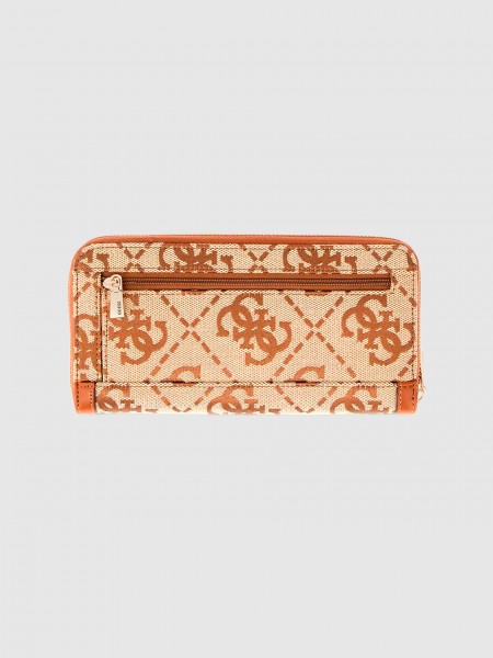Carteira Guess Mulher Audrey Logo Slg Lrg Zip Around