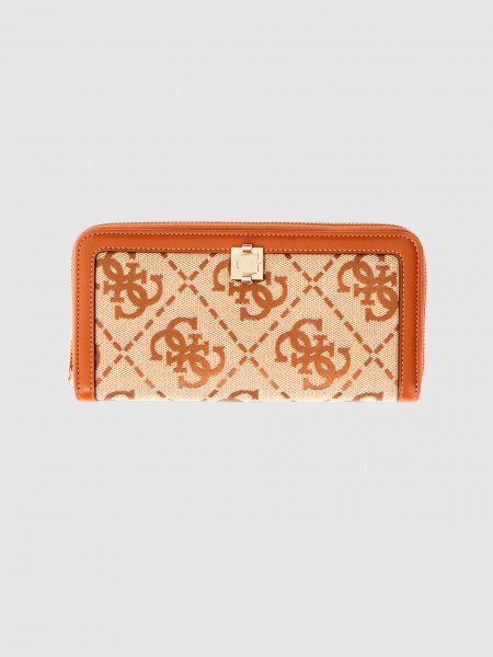 Carteira Guess Mulher Audrey Logo Slg Lrg Zip Around