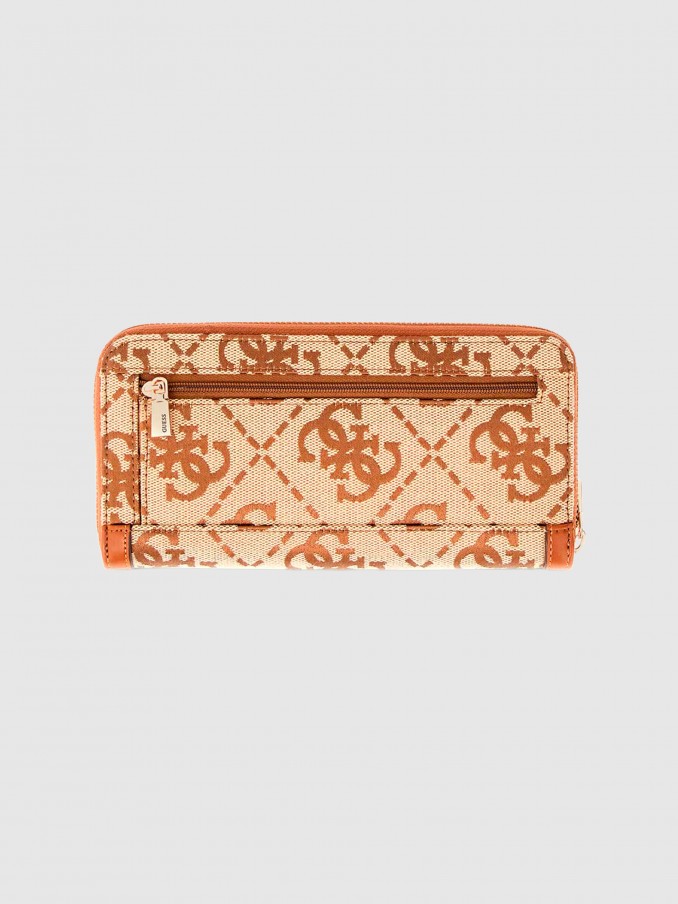 Carteira Guess Mulher Audrey Logo Slg Lrg Zip Around