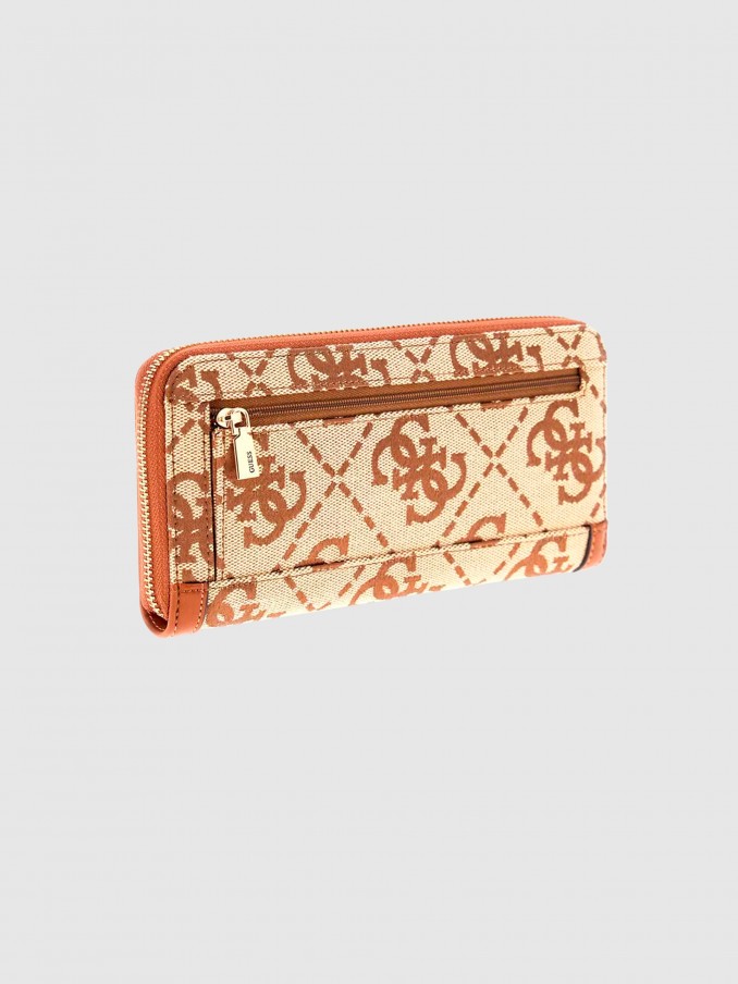 Carteira Guess Mulher Audrey Logo Slg Lrg Zip Around
