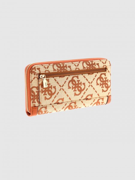 Carteira Guess Mulher Audrey Logo Slg Lrg Zip Around
