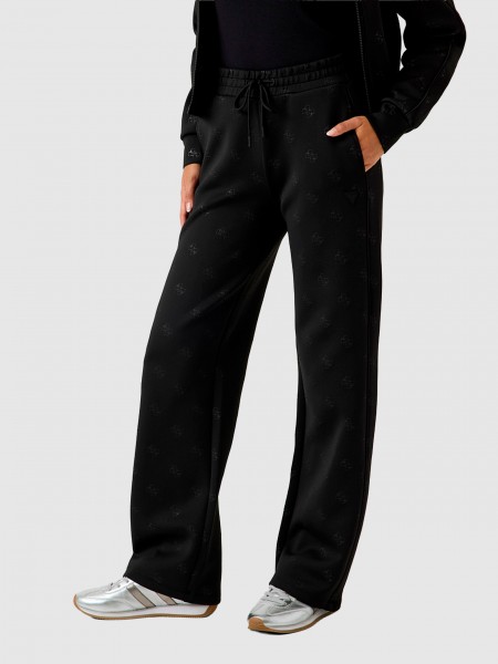 Pantalones Mujer Negro Guess Underwear