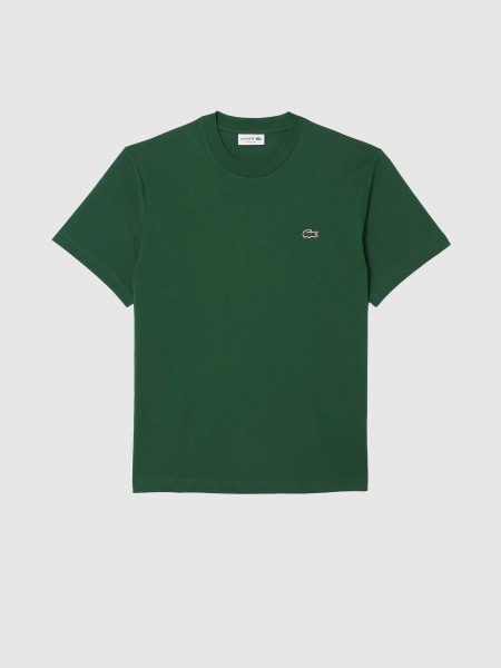 T-Shirt Lacoste Homem Crewneck T-Shirts Male Adult Knit