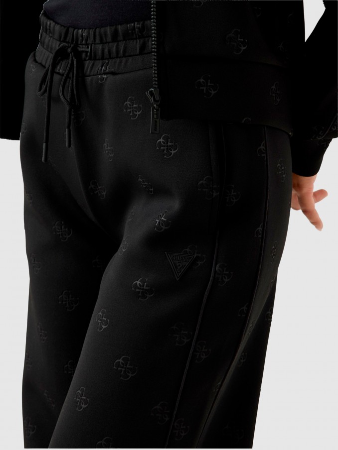 Pantalones Mujer Negro Guess Underwear