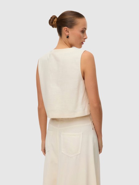 Colete Vero Moda Mulher Vmjamila S/l Vest Wvn Btq Ga