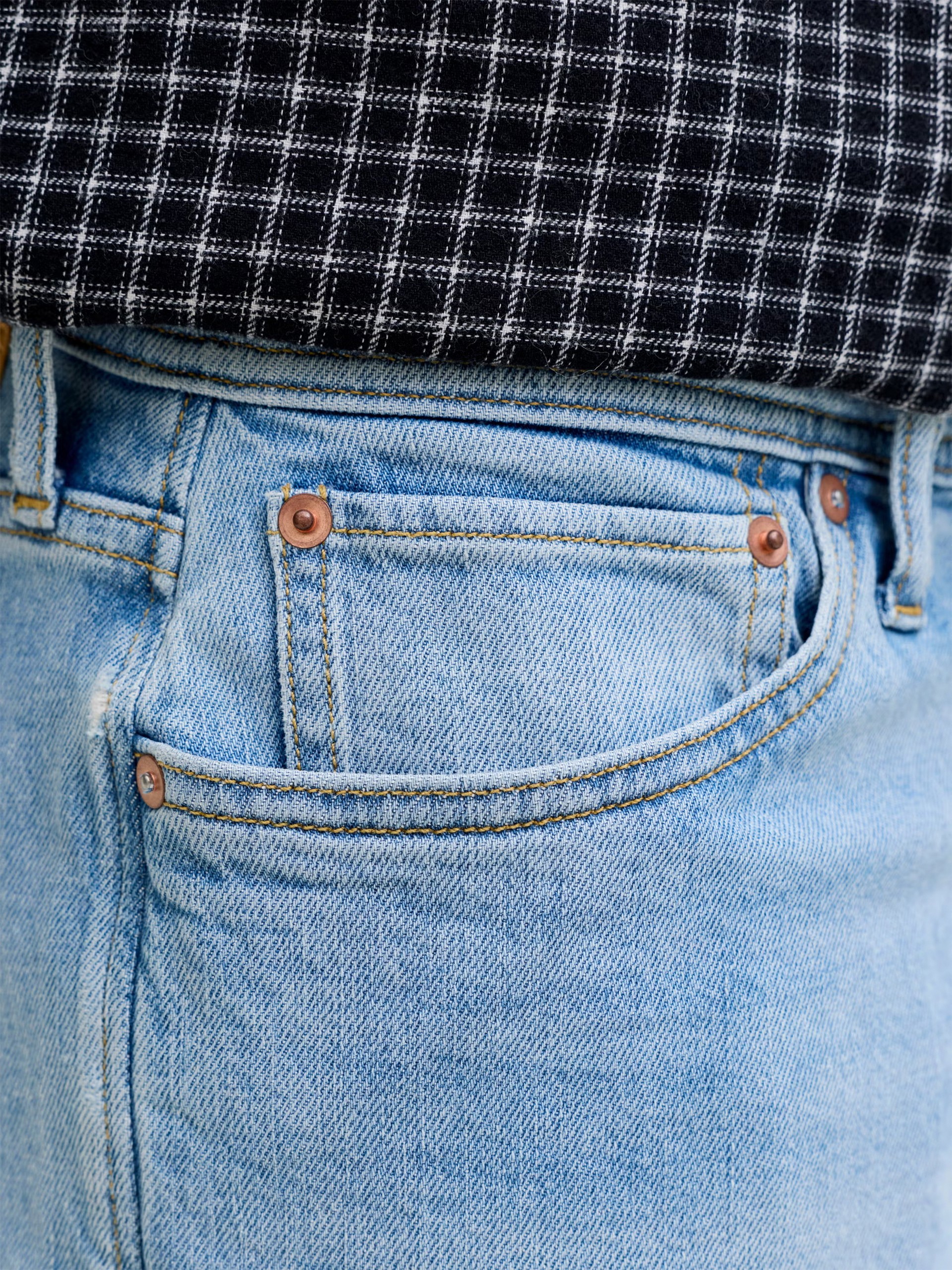 Pantalones Cortos Hombre Jeans Ligeros Jack & Jones