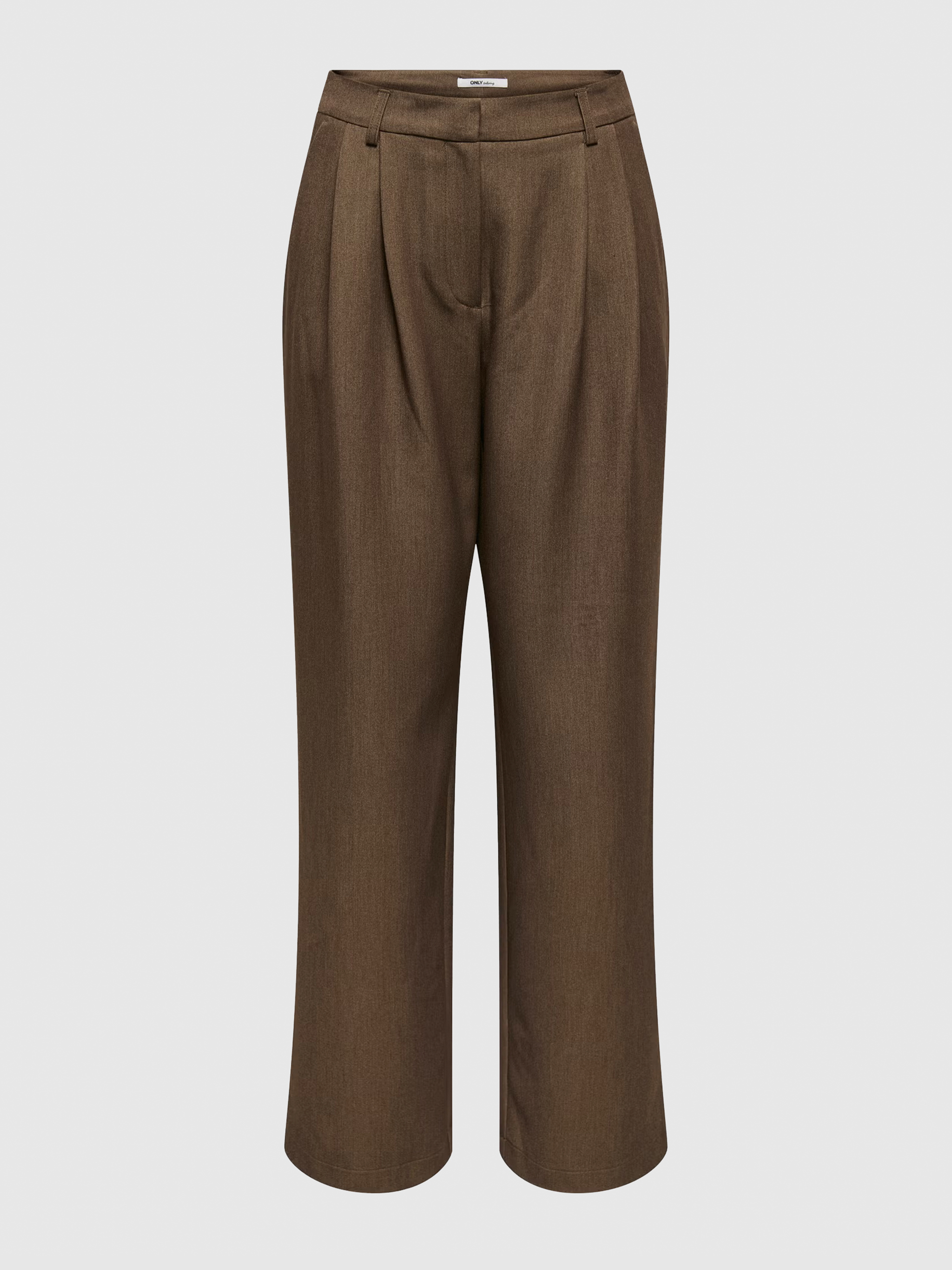 Pantalones Mujer Castaño Oscuro Only