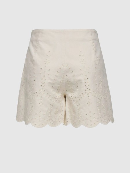 Cal��es Only Mulher Onlelsa Crochet Shorts Otw