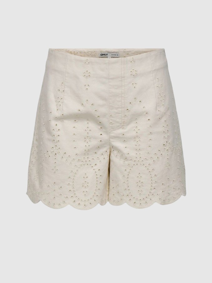 Shorts Woman Cream Only