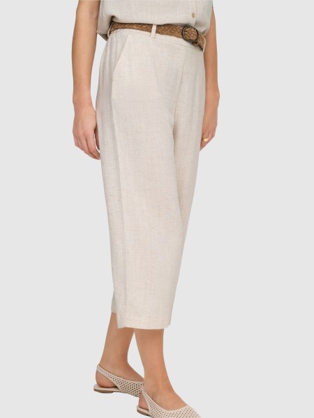 Pantalones Mujer Crema Only