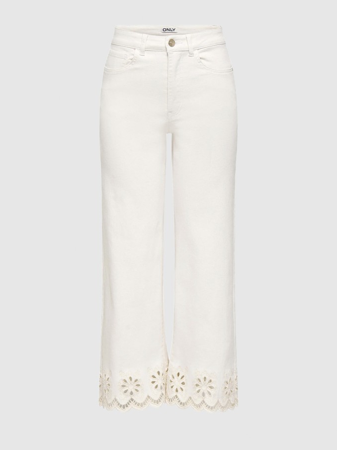 Pantalones Mujer Blanco Only