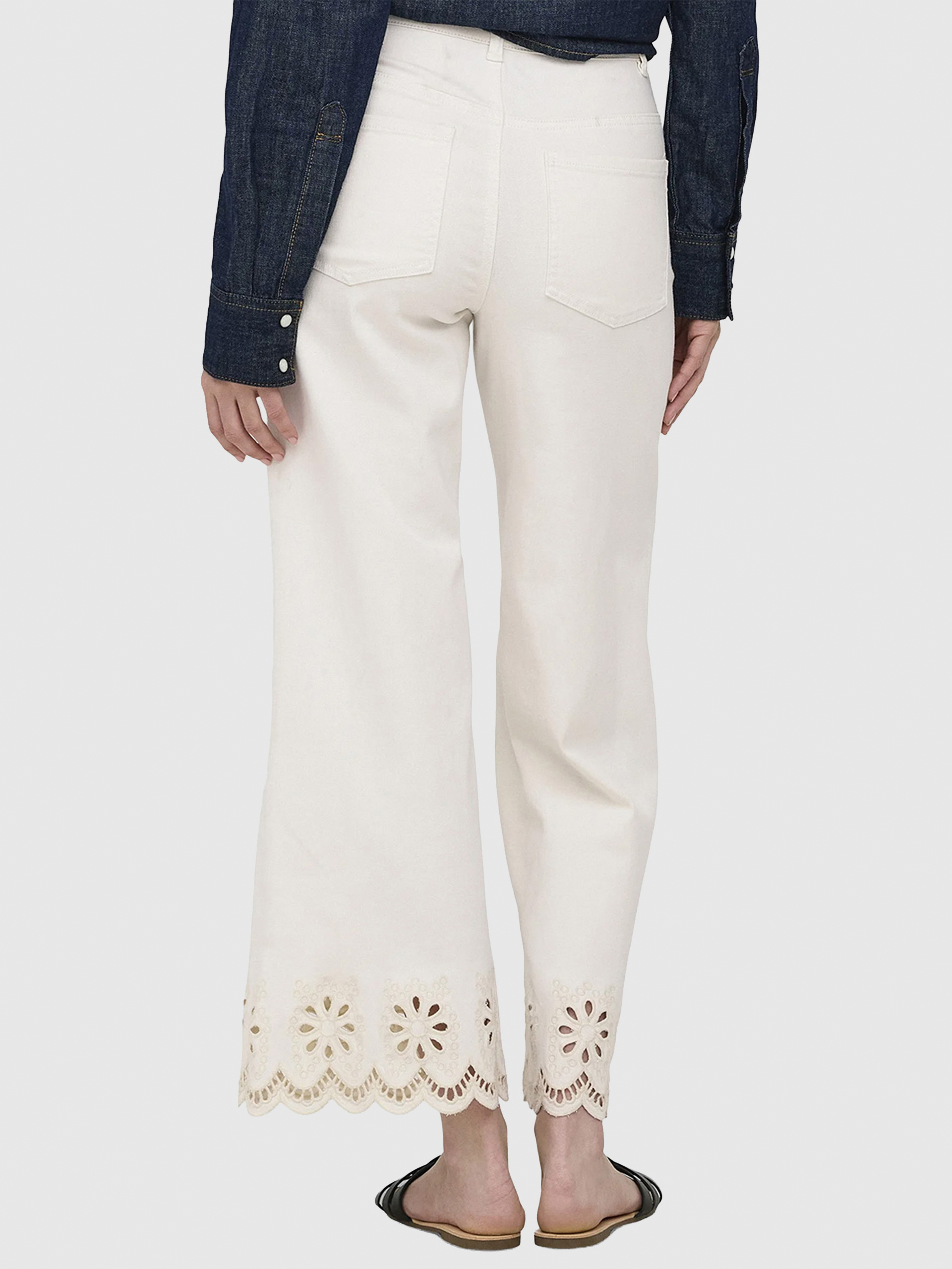 Pantalones Mujer Blanco Only