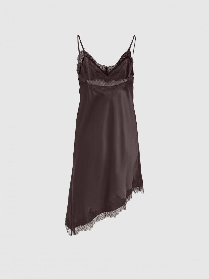Dress Woman Brown Only