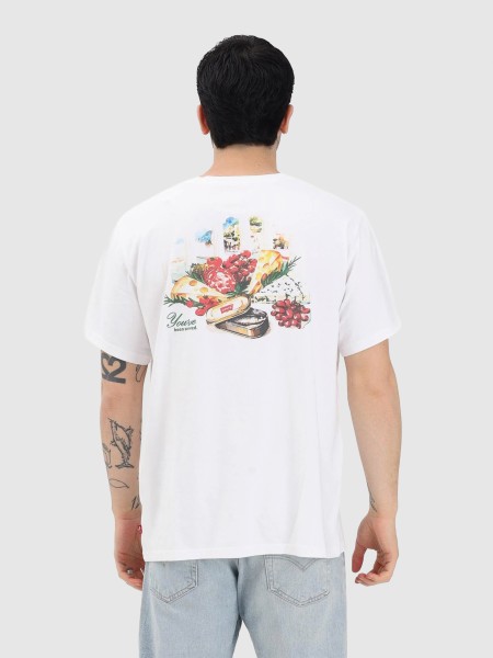 T-Shirt Levis Homem Ss Relaxed Fit Tee Whites