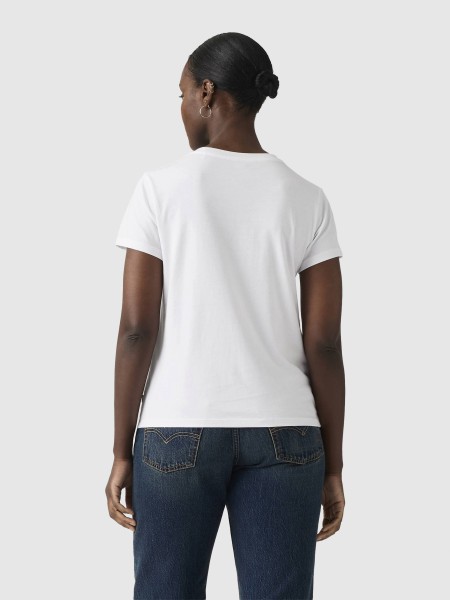 T-Shirt Levis Mulher The Perfect Tee Whites