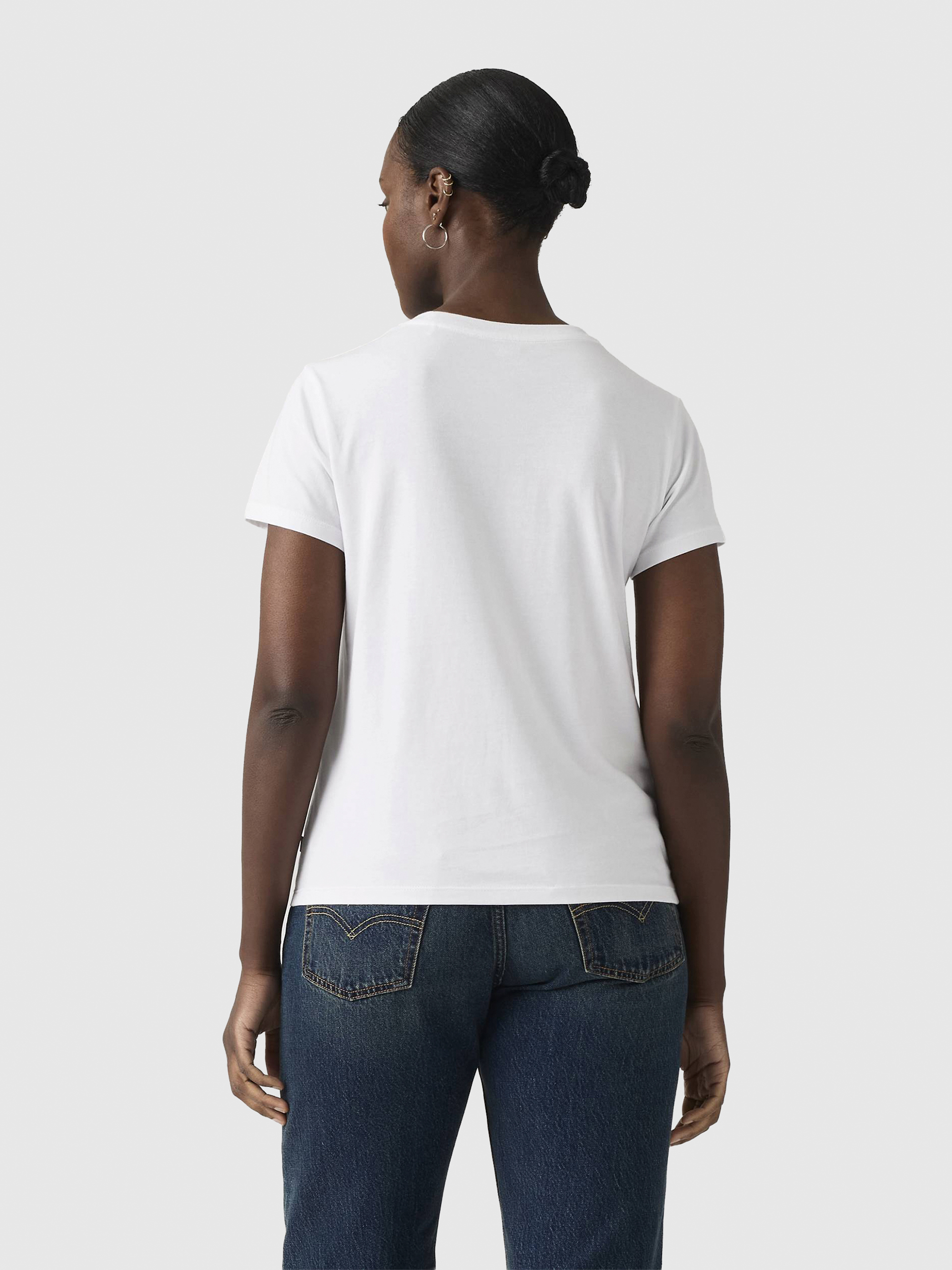 T-Shirt Levis Mulher The Perfect Tee Whites