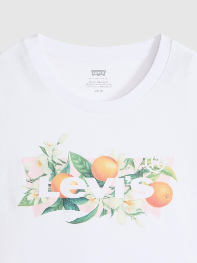 T-Shirt Levis Mulher The Perfect Tee Whites