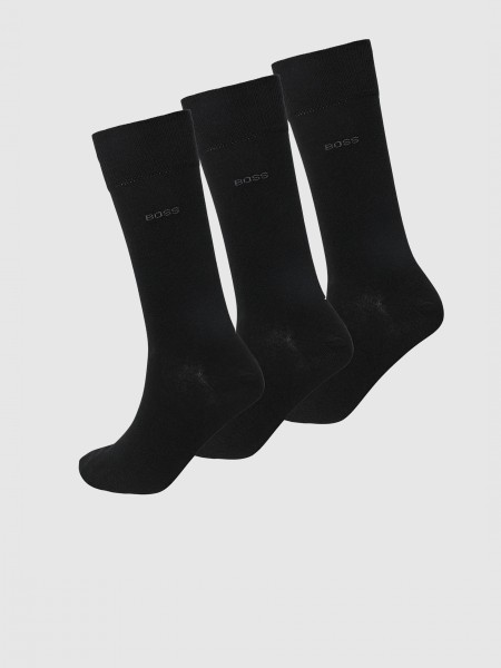 Socks Man Black Boss Socks Man Black Boss