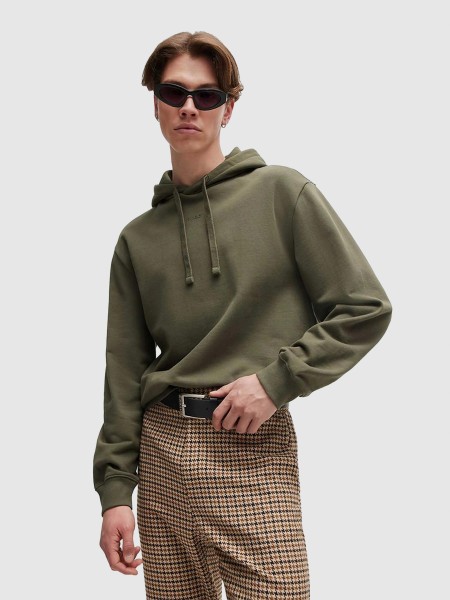 Sweatshirt Man Green Hugo Boss