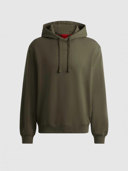 Sweatshirt Man Green Hugo Boss