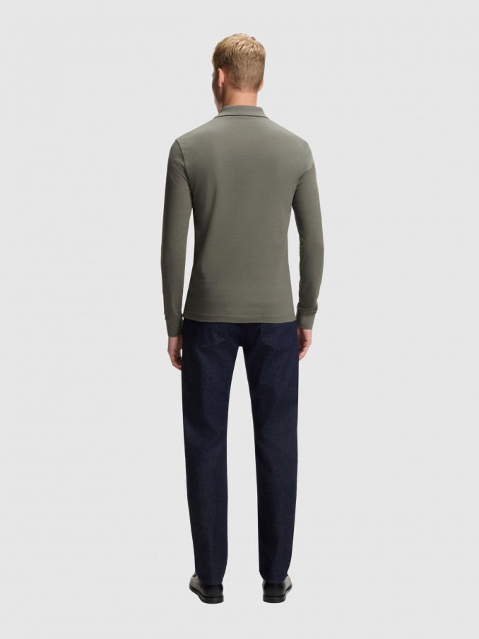 Polo Shirt Man Green Boss
