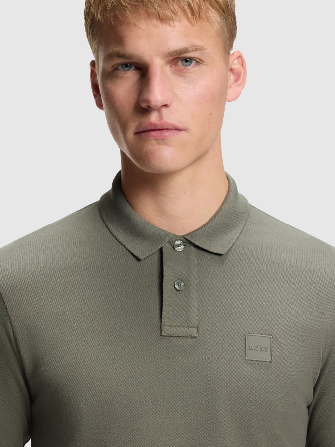 Polo Shirt Man Green Boss