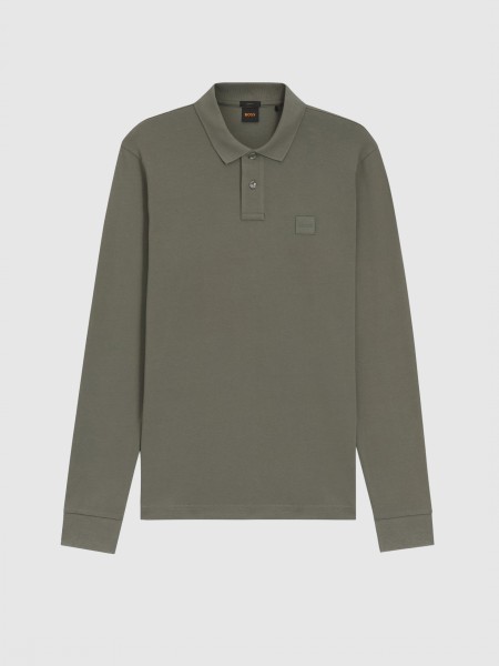 Polo Shirt Man Green Boss