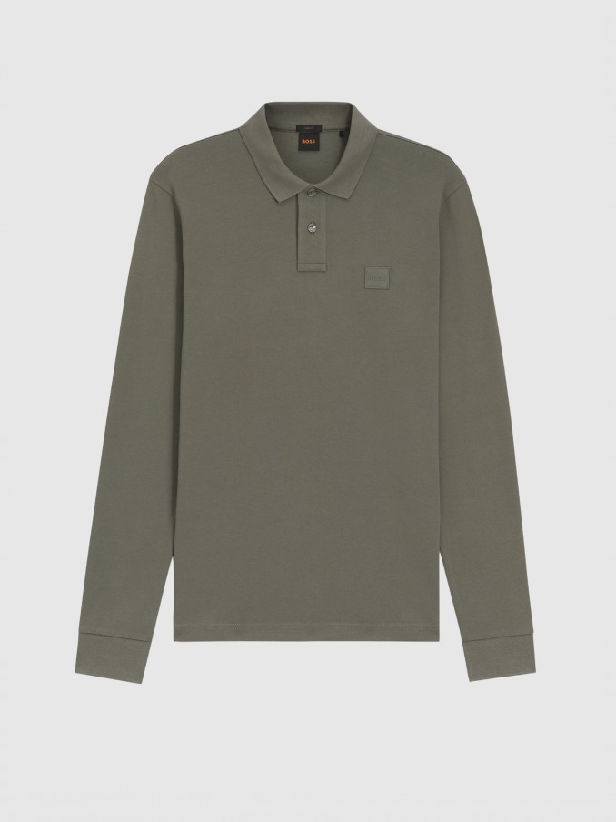 Polo Shirt Man Green Boss