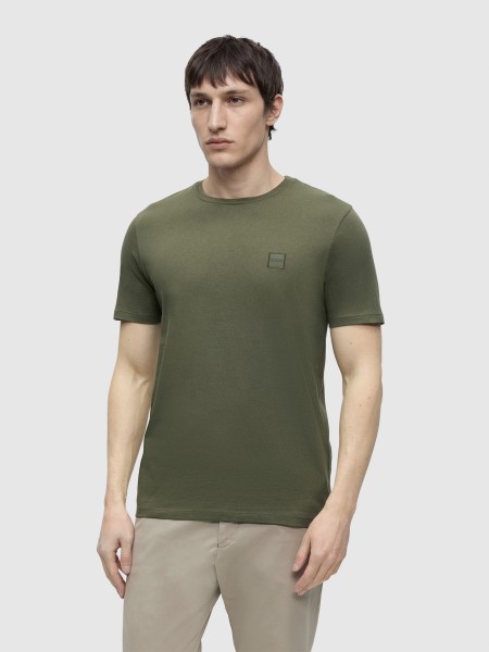 T-Shirt Man Green Boss