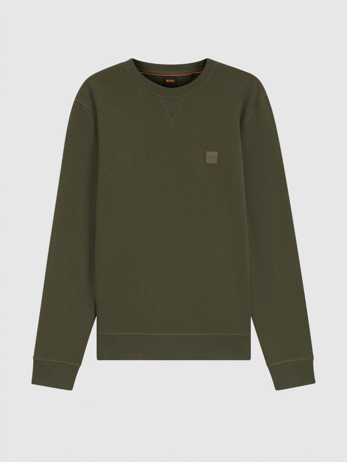 Jersey Hombre Verde Boss