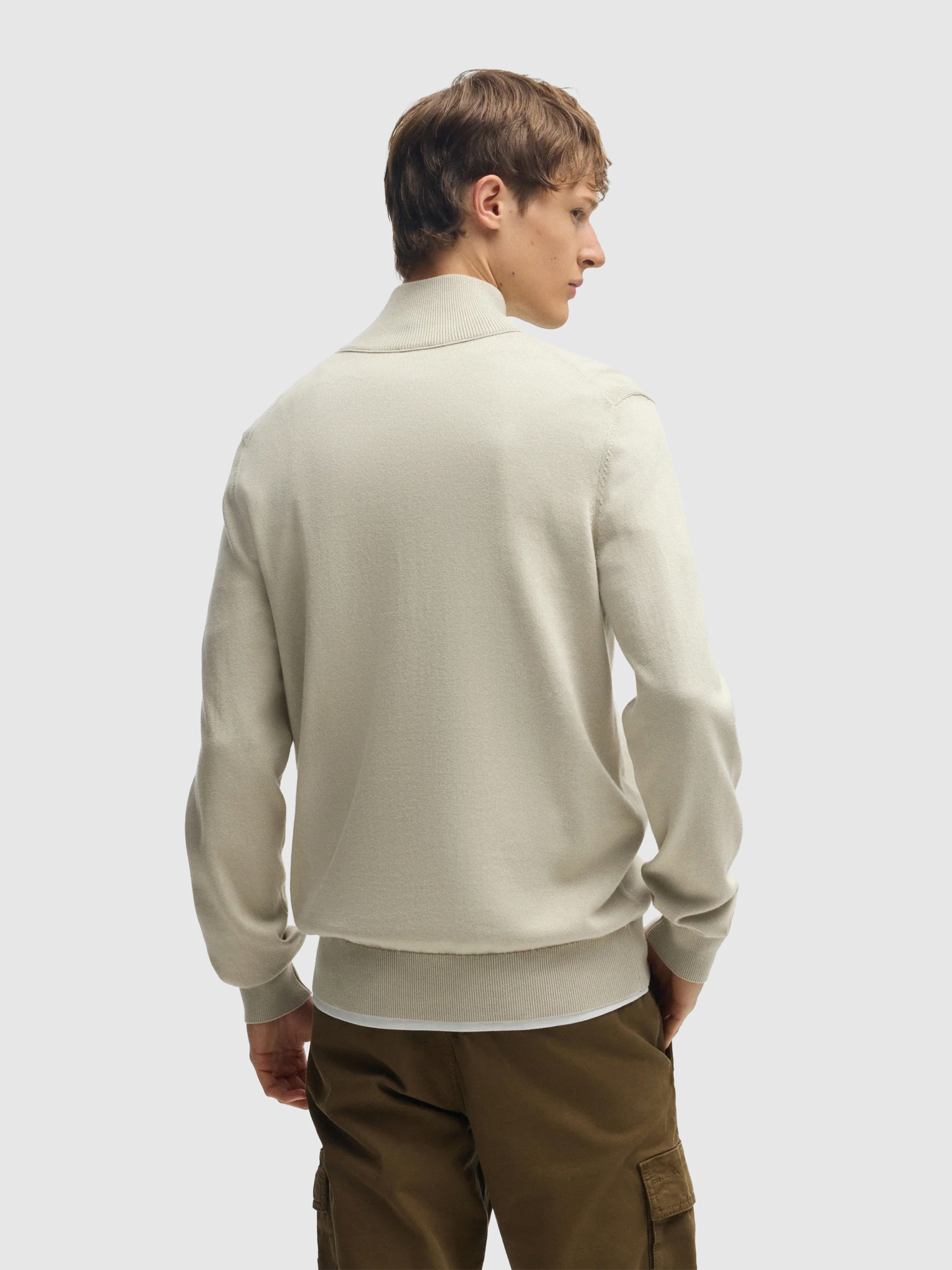 Pullover Man Cream Boss