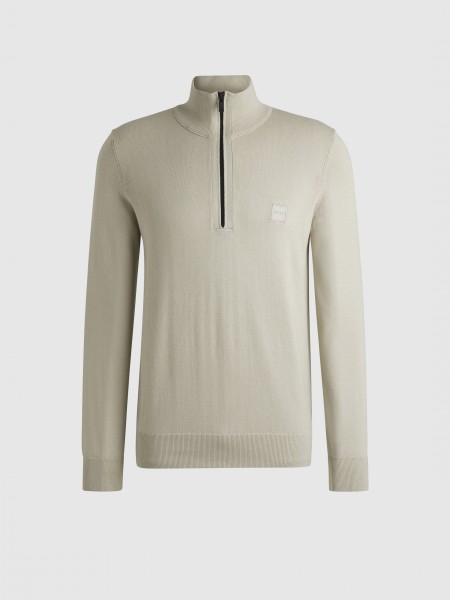Pullover Man Cream Boss