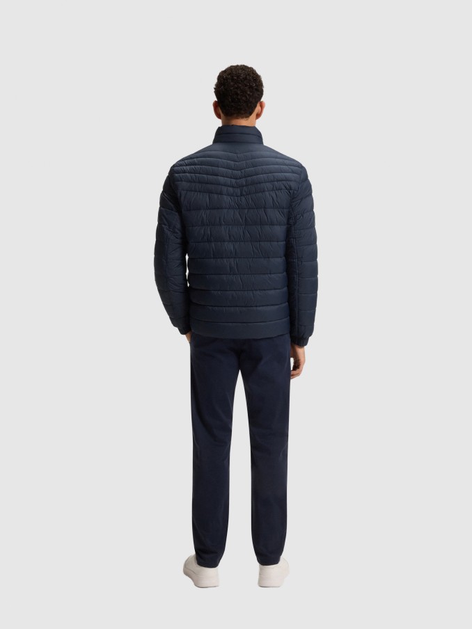 Jacket Man Navy Blue Boss