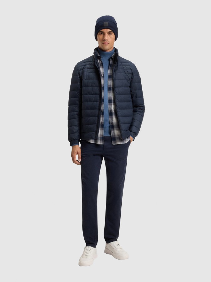 Jacket Man Navy Blue Boss