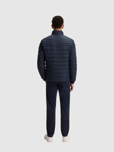 Jacket Man Navy Blue Boss