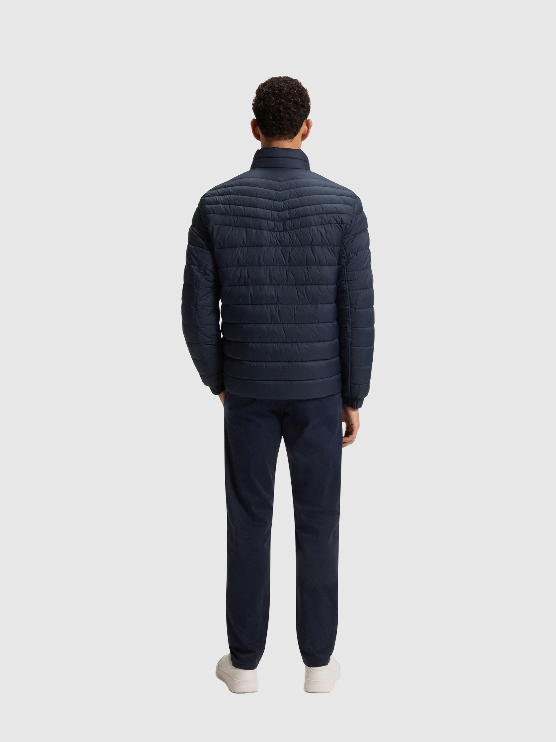 Jacket Man Navy Blue Boss