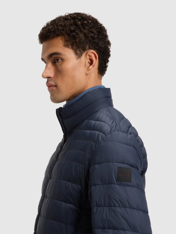 Jacket Man Navy Blue Boss