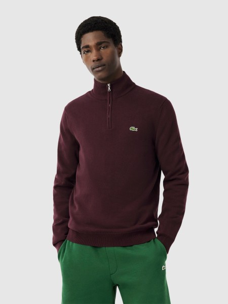 Camisola Lacoste Homem Half-Zip Sweaters Male Adult Sweater