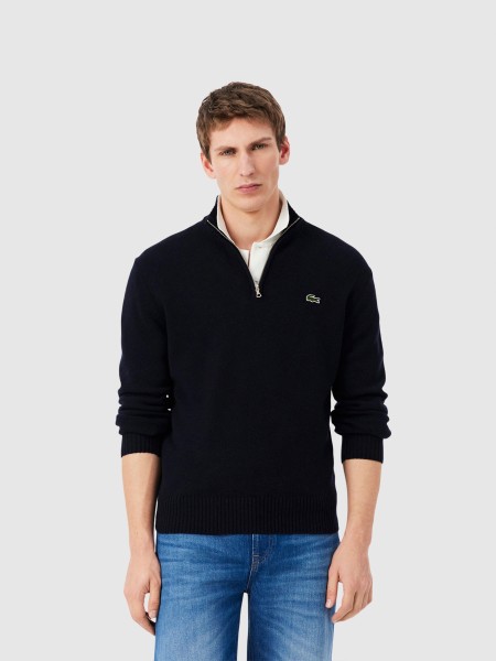 Camisola Lacoste Homem Half-Zip Sweaters Male Adult Sweater