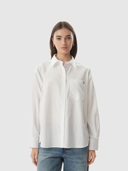 Shirt Woman White Calvin Klein