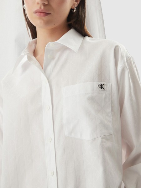 Shirt Woman White Calvin Klein