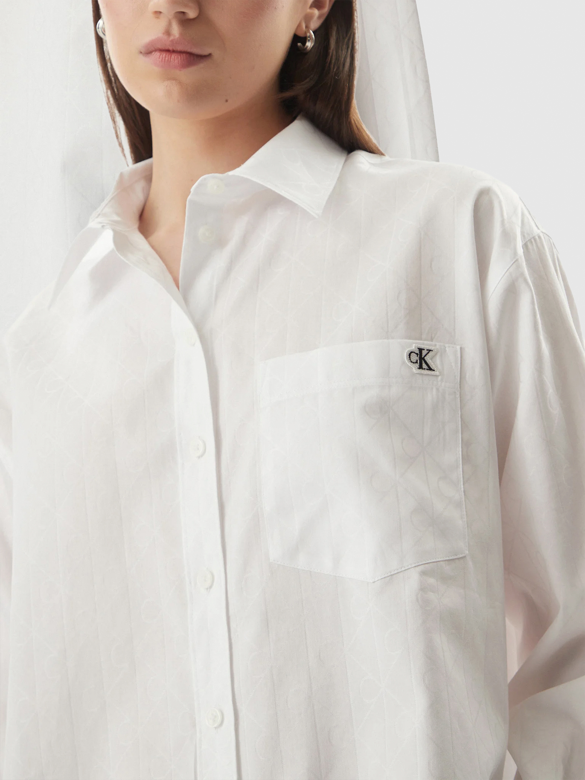 Shirt Woman White Calvin Klein