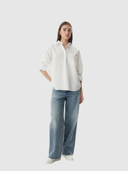 Shirt Woman White Calvin Klein