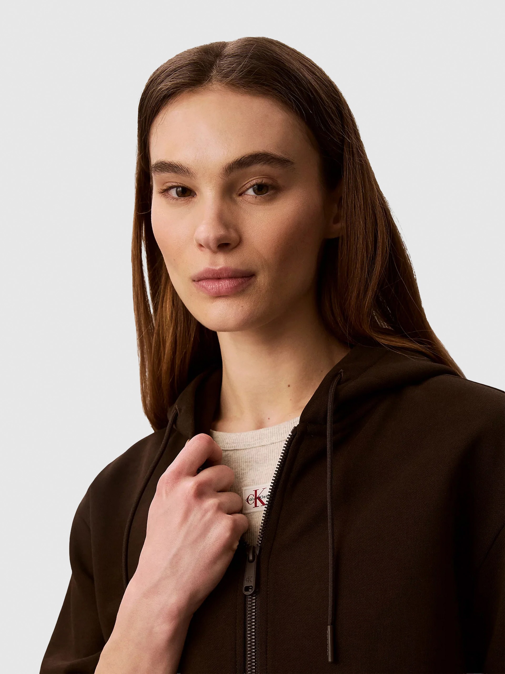 Jacket Woman Dark Brown Calvin Klein