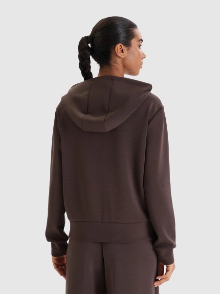 Casaco Guess Mulher Olympe Full Zip Hoodie Sweatsh