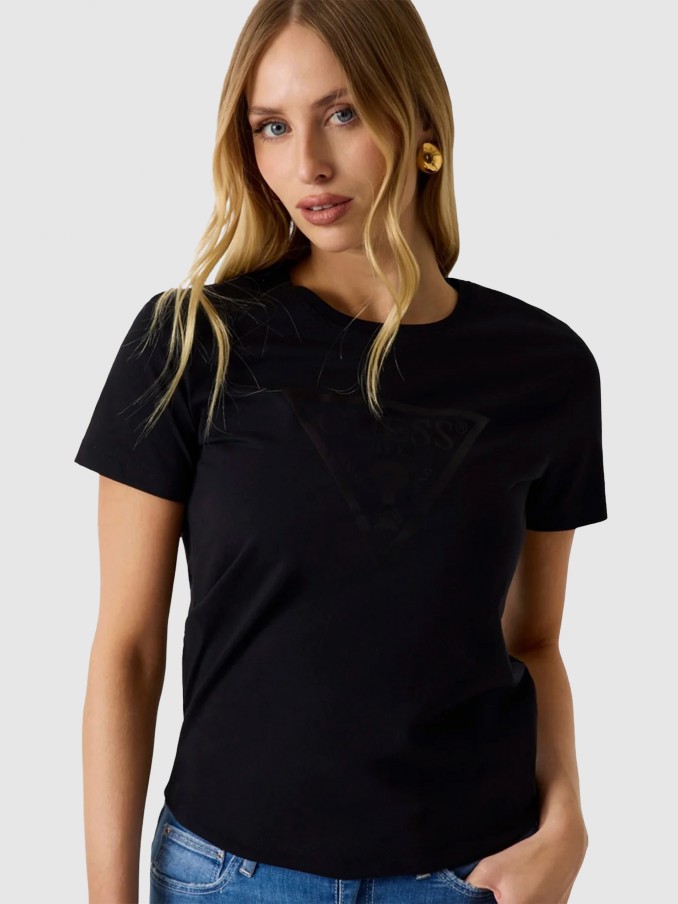 T-Shirt Woman Black Guess