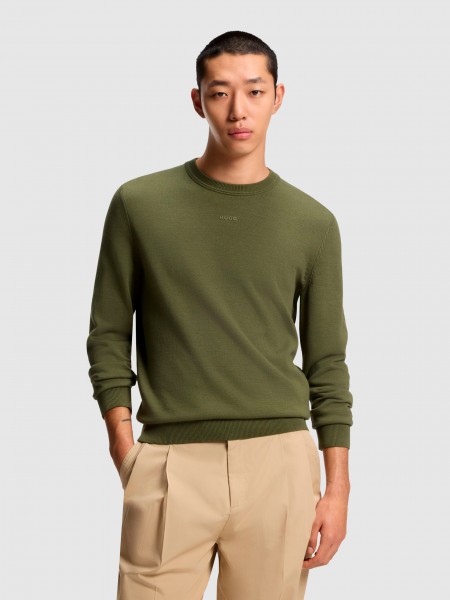 Pullover Man Green Hugo Boss