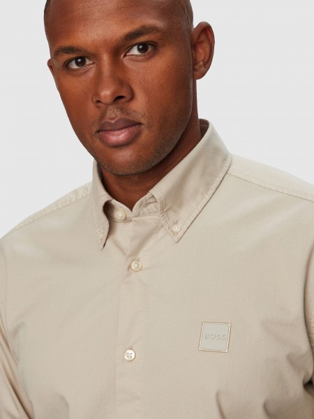 Shirt Man Beige Boss