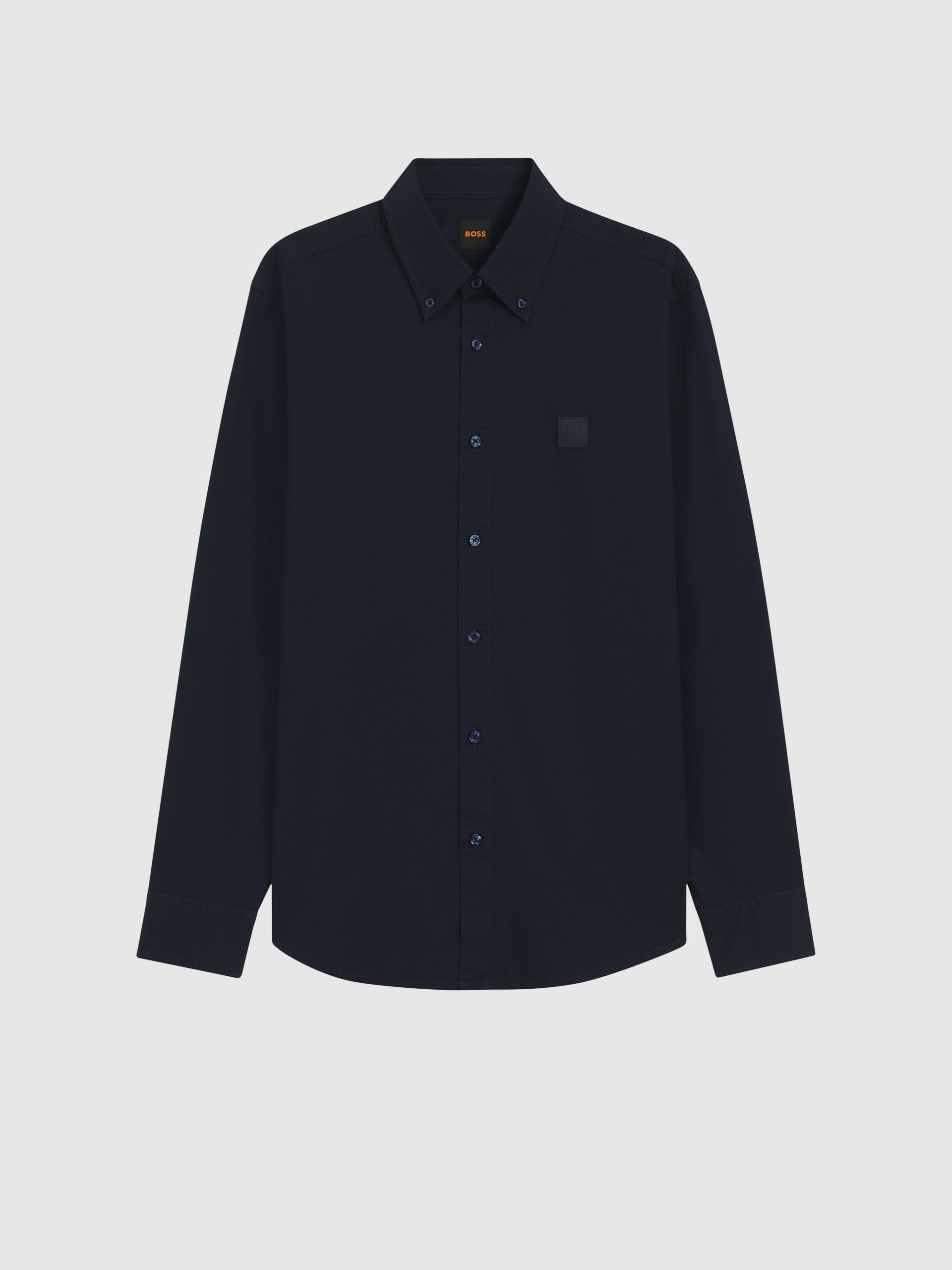 Shirt Man Navy Blue Boss