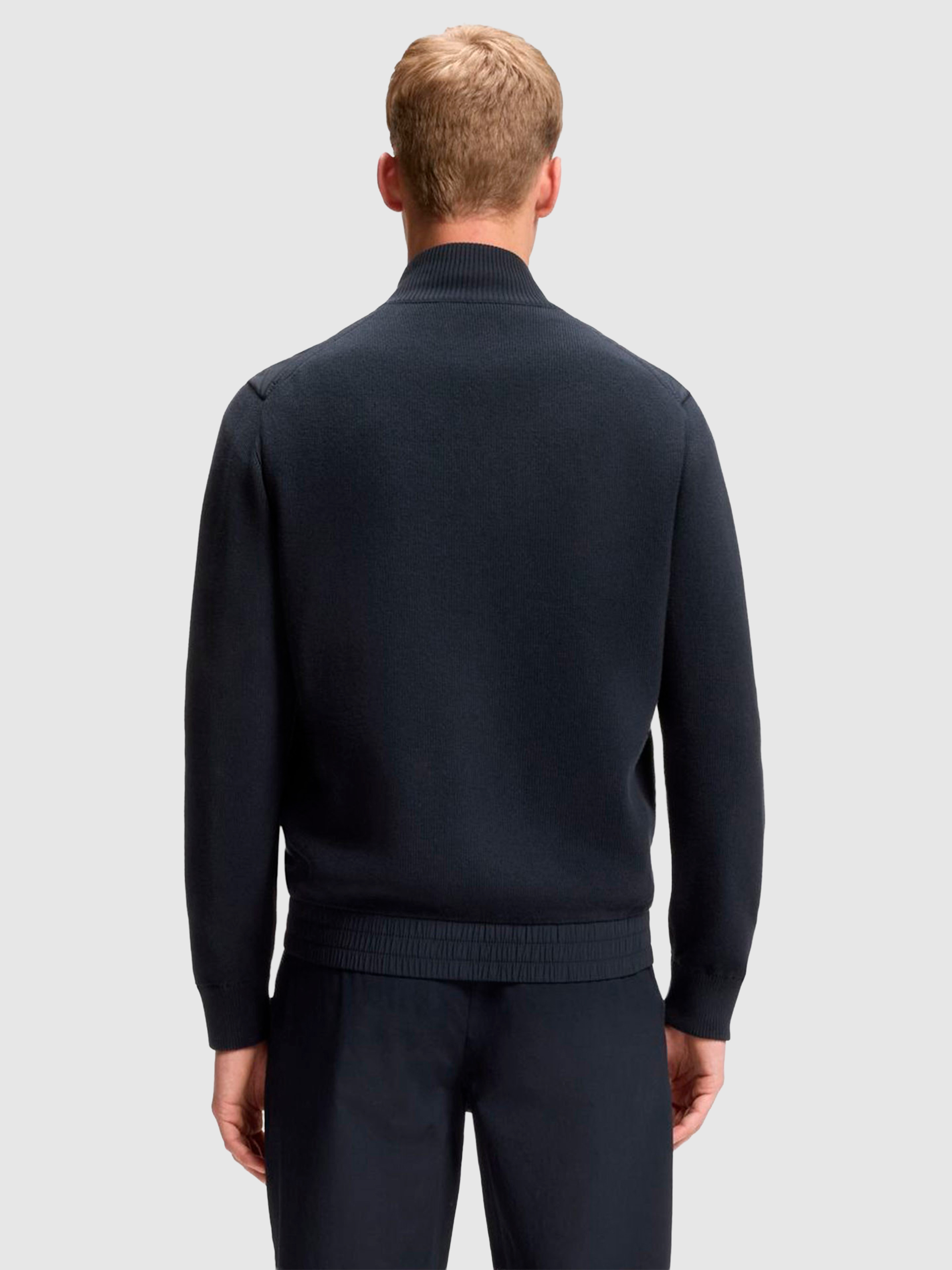 Jacket Man Navy Blue Boss